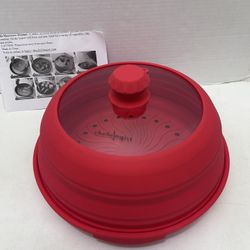 Chefologist Collapsible Microwave Cooking System Vegetable Steamer 