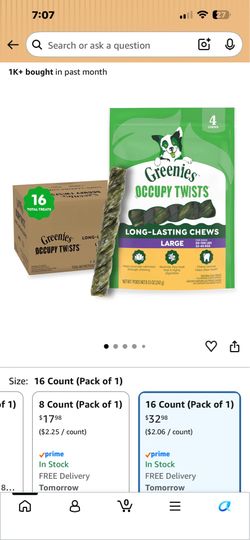 Greenies dog treats