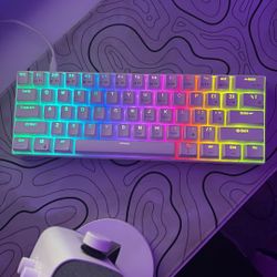 Rk61 Gaming Keyboard Mechanical Wired