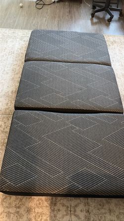 Twin folding mattress-6-inches-washable cover