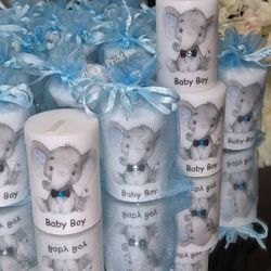 Elephant Theme Baby Shower Favors