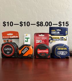 Tape measure $10-$10-$8.00-$15 new