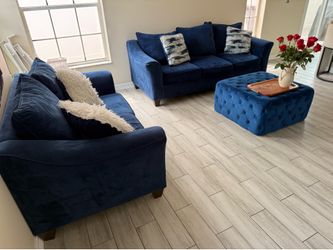 Sofá +love seat +ottoman