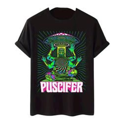 Puscifer Unisex Black Band T-Shirt