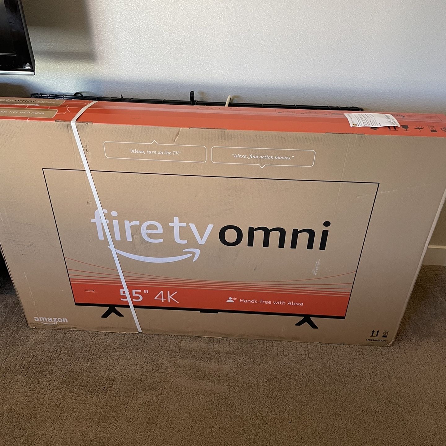 New 55” Omni 4K UHD Amazon Fire TV