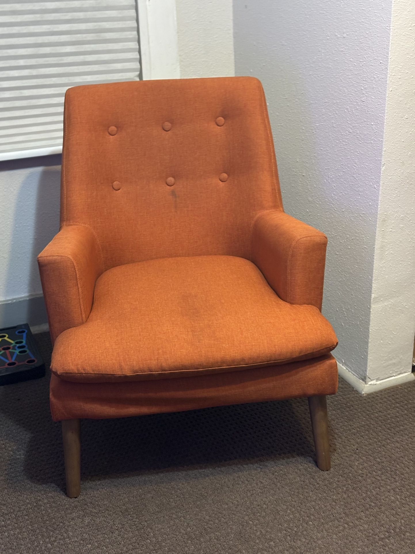 Orange Accent Chair