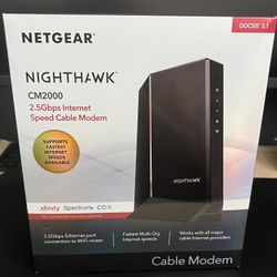 NETGEAR Nighthawk Speed Cable Modem