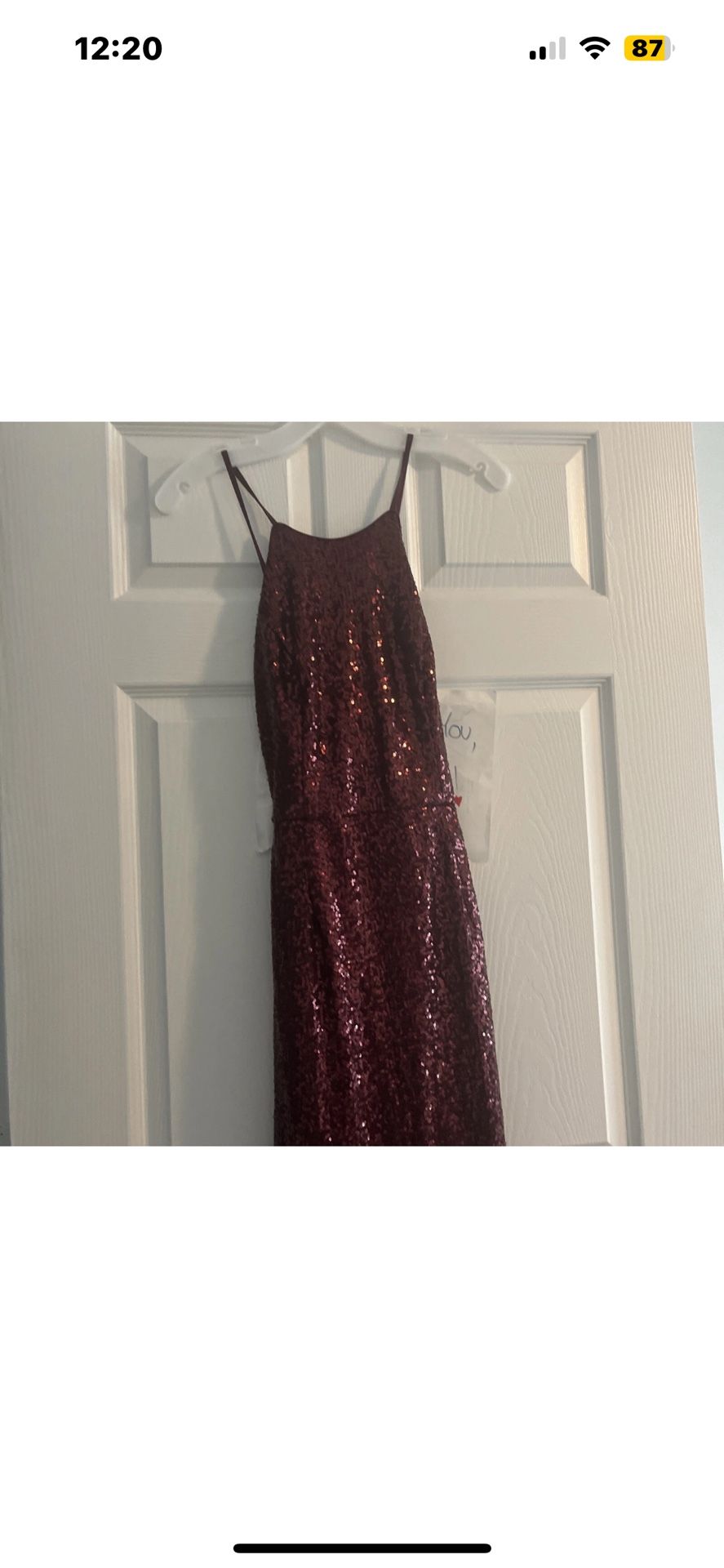 Brand New David’s A bridal sequin gown 