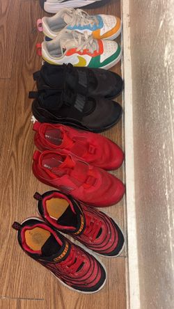 Used boy shoes diff sizes