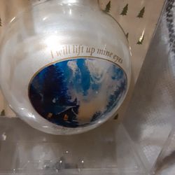 Psalms Verse Lift My Eyes New Ornament