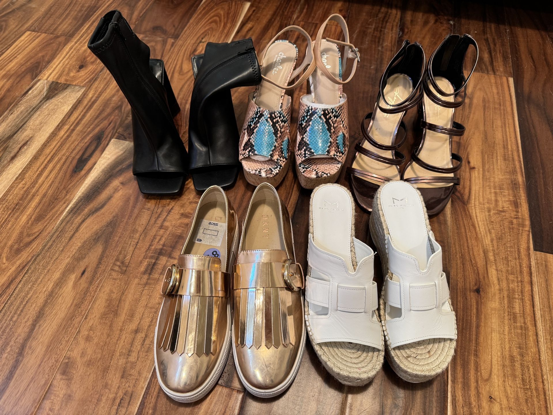 Women’s Designer Shoes – Lot of 5 Pairs (Size 8.5)
