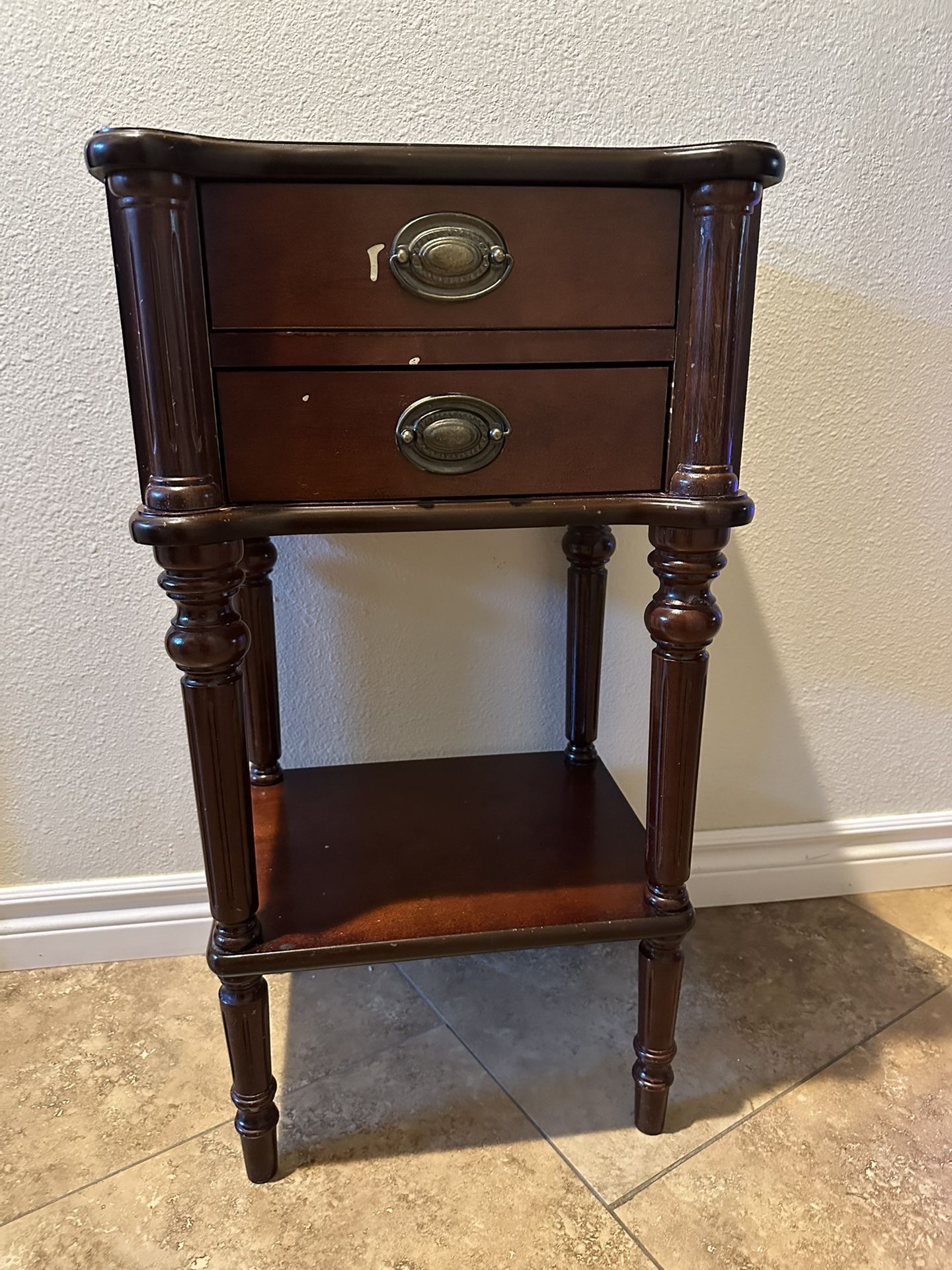 Small Mahogany End Table