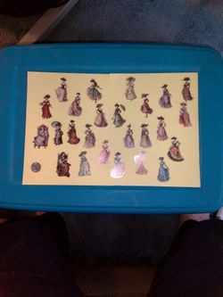 25 Victorian Vintage Looking Stickers 