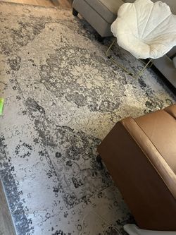 8’10’ Gray Area Rug