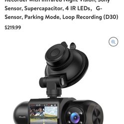 Cooau HD Dash Cam 