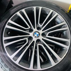 Set Of 4 245-45/18 Genuine 4 BMW 18” Rims + Run-Flat Tires