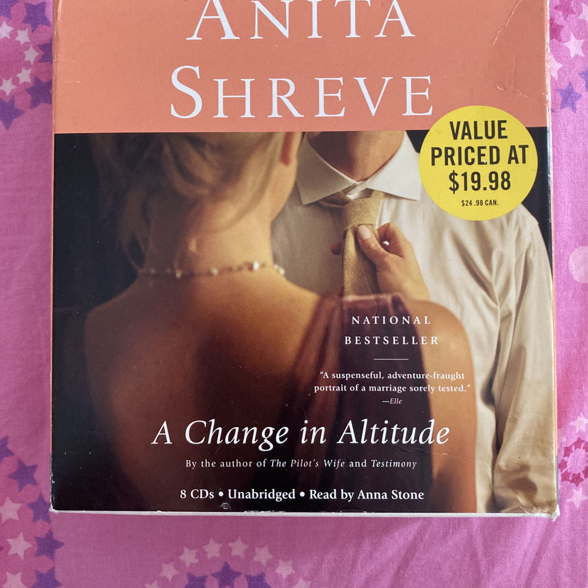 A Change In Altitude Anita Shreve Audiobook CDs Unabridged