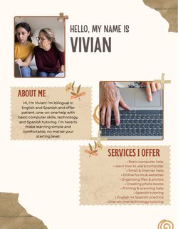 Bilingual tutoring and basic computer skills