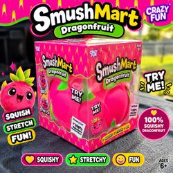 SmushMart Dragonfruit Squishy Toy 🐉💗 – NEW
