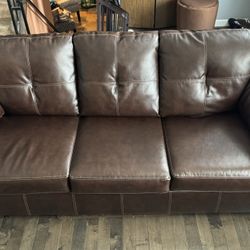 BROWN Sofa And Chair
