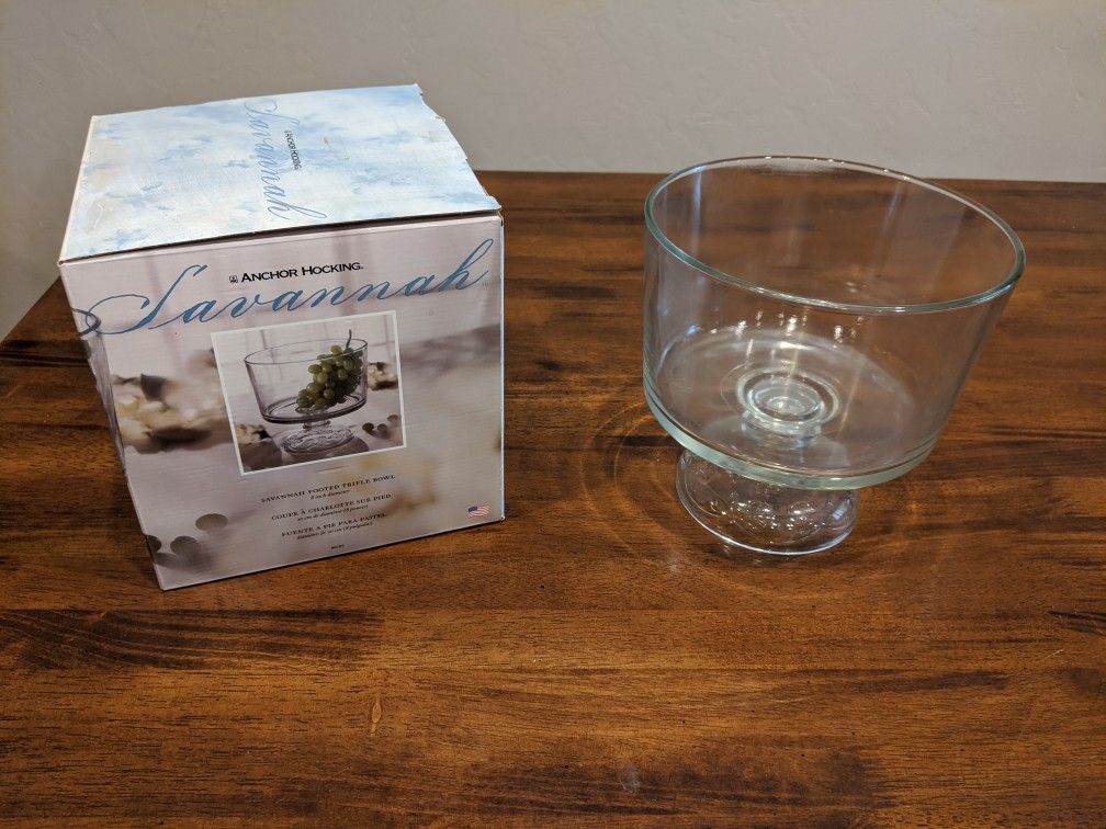 Glass Trifle Bowl