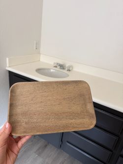 Small Wooden Tray target