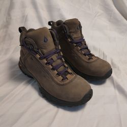 Vasque Mid Hiking Boots Womens 7.5 M Brown Leather 