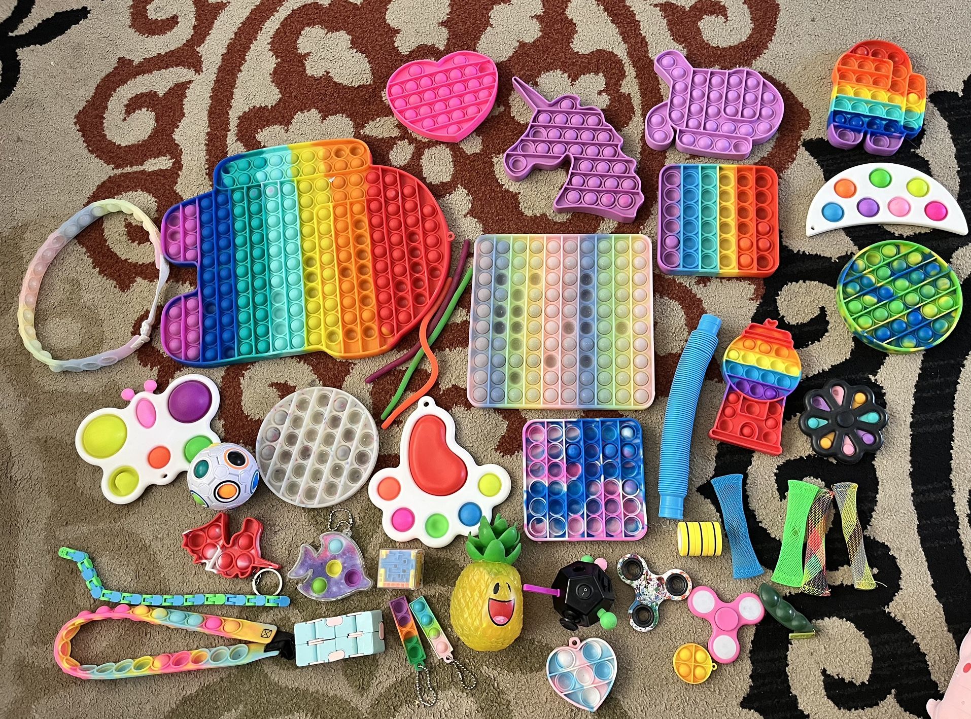 Lot Of Fidget Toys