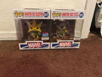 sinister six electro & doc ock funko pop