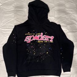Sp5der Hoodie pink V2