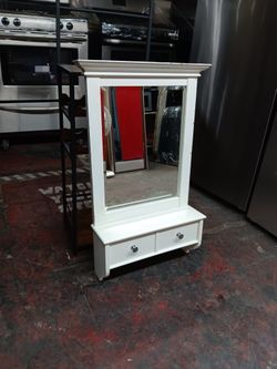 Floating Entryway 2-drawer Mirror