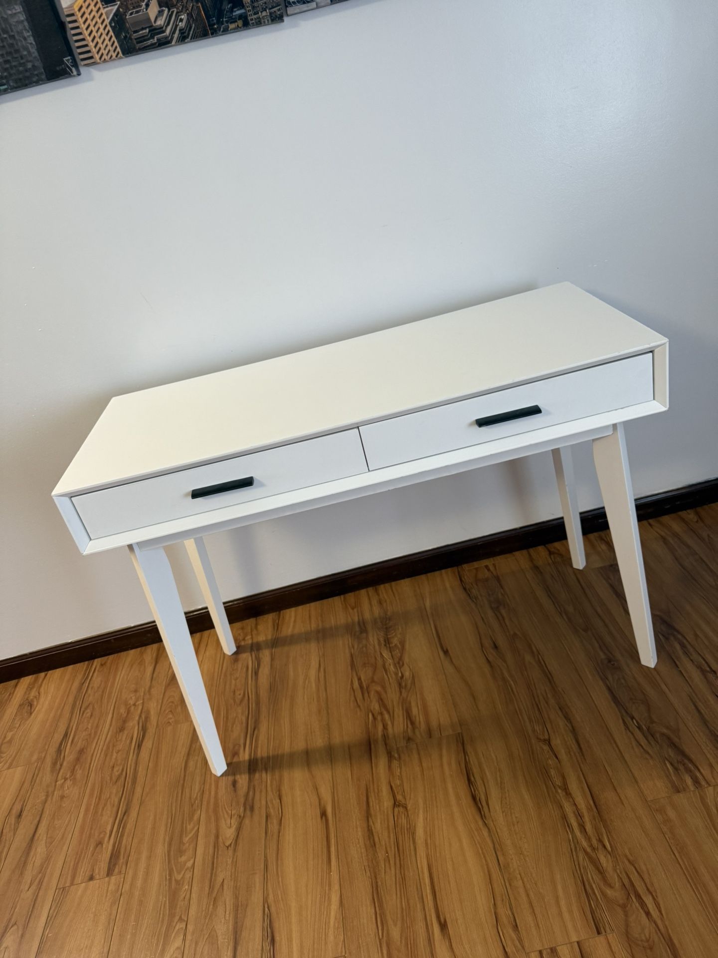 instays Reeves Mid-Century 2-Drawer Writing Desk and Better Homes &amp; Gardens 