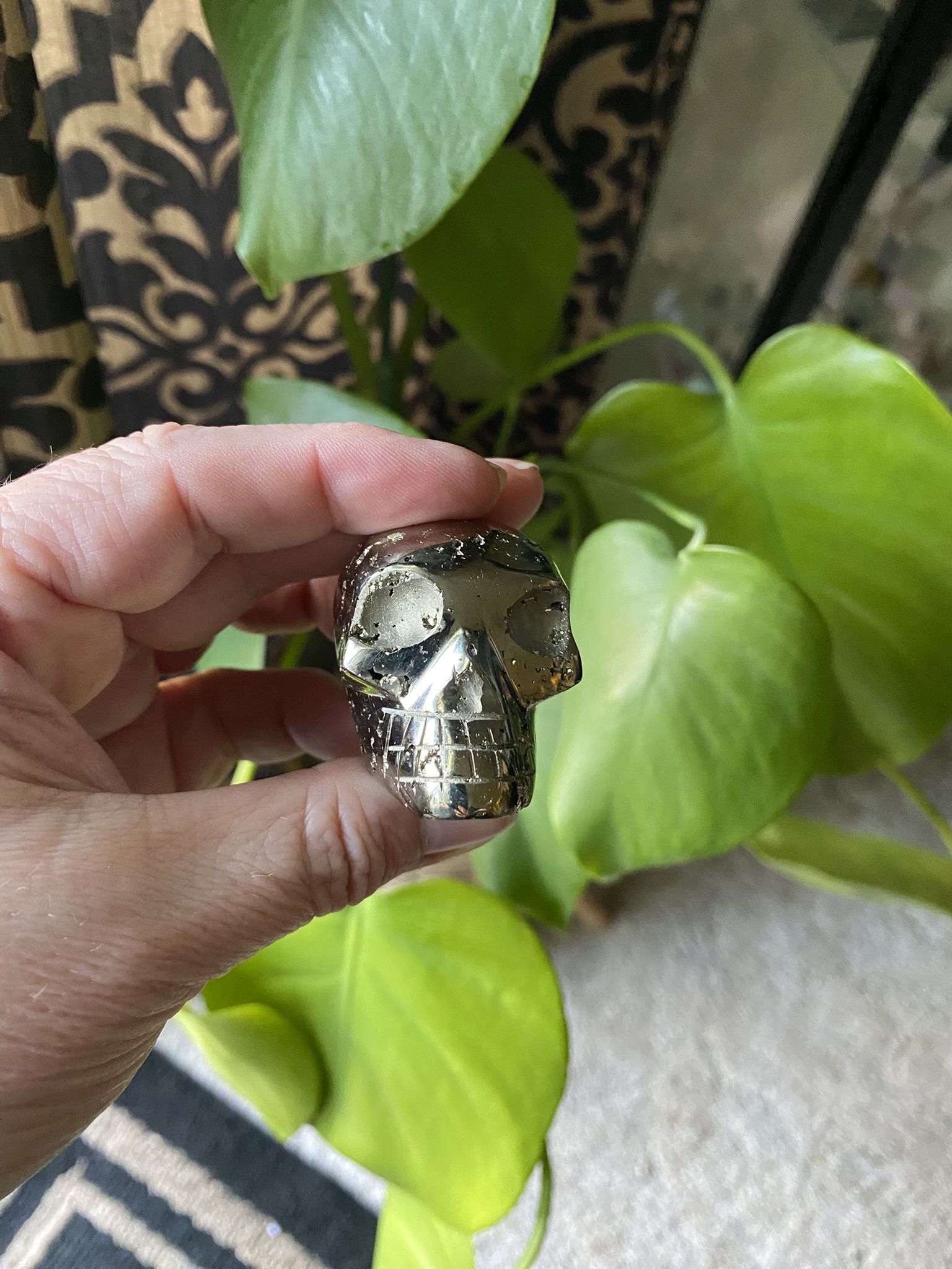 Pyrite Skull