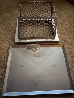 Fire pit spark/gourd base tray