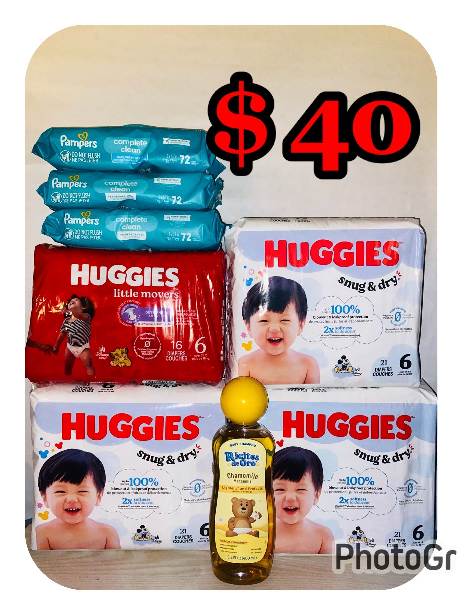 Huggies Bundle (size 6 )