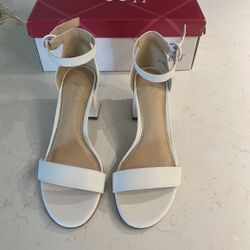 New White Dress Shoes- size 7