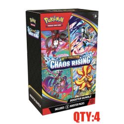 Pokémon TCG Chaos Rising Display Box 36 Pks + 4 Booster Bundles- Presale✅🔥
