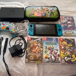 Nintendo switch W/Games