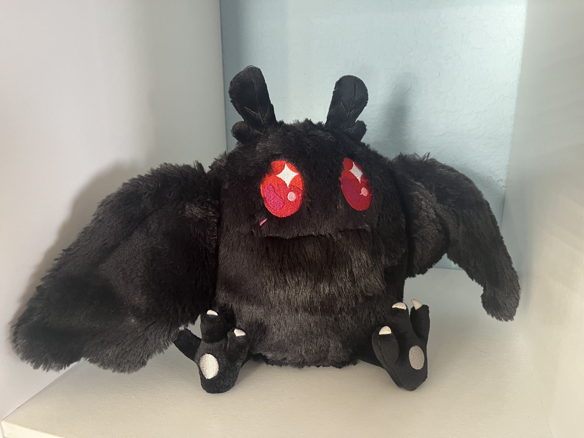 Dark Moth Plush With Magnetic Wings