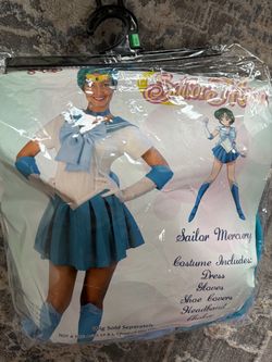 Medium Adult Sailor Mercury women costume
