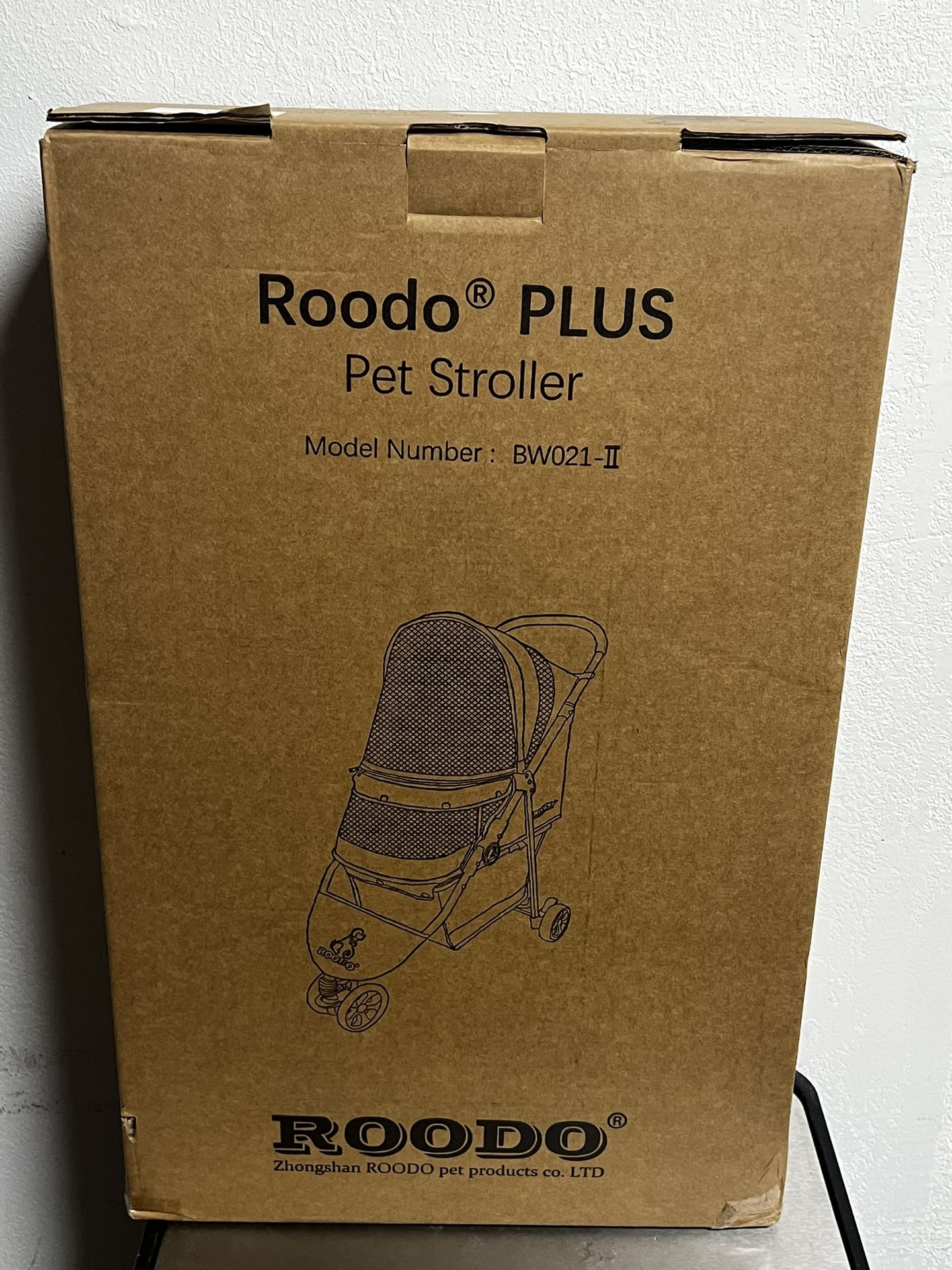 Pet Stroller And Water Dispenser