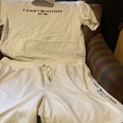 2 Tommy Hilfiger Shirt/Short Sets,