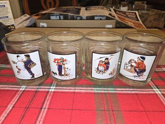 Arby's Norman Rockwell Glasses Set