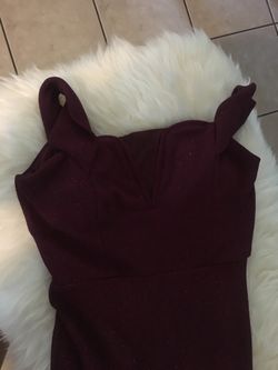 Dress size 13 New burgundy
