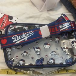 Sanrio Hello Kitty Foco   Los Angeles Dodgers clear camera Bag
