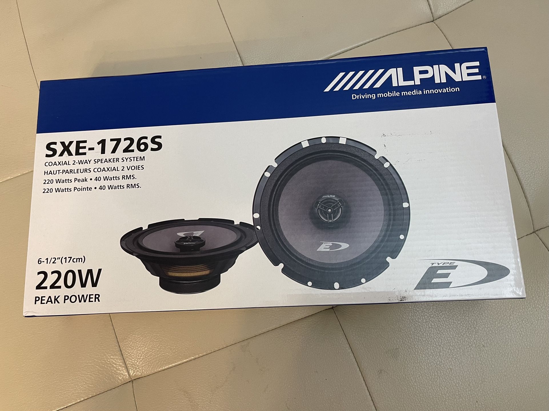 Alpine 6.5 Inches Car Speakers