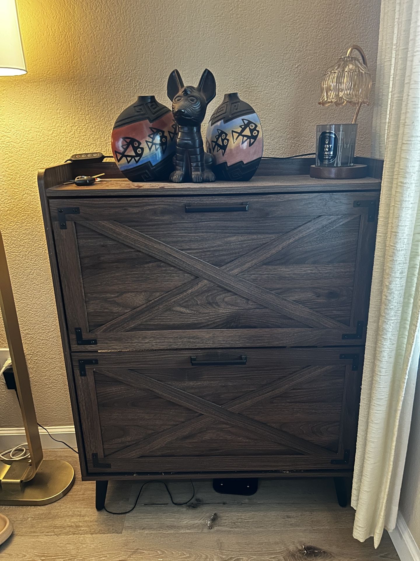 Hidden Shoe Cabinet