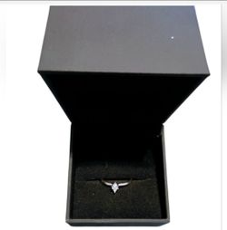 LSC 14K White Gold Engagement Ring