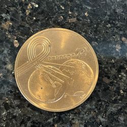 Vintage Medallic Art Company 1972 1.25” Bronze Medal for TRANSPO '72 Conference 