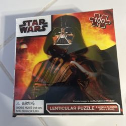 Star Wars 100 Piece Darth Vader Lenticular Puzzle - NEW IN BOX 